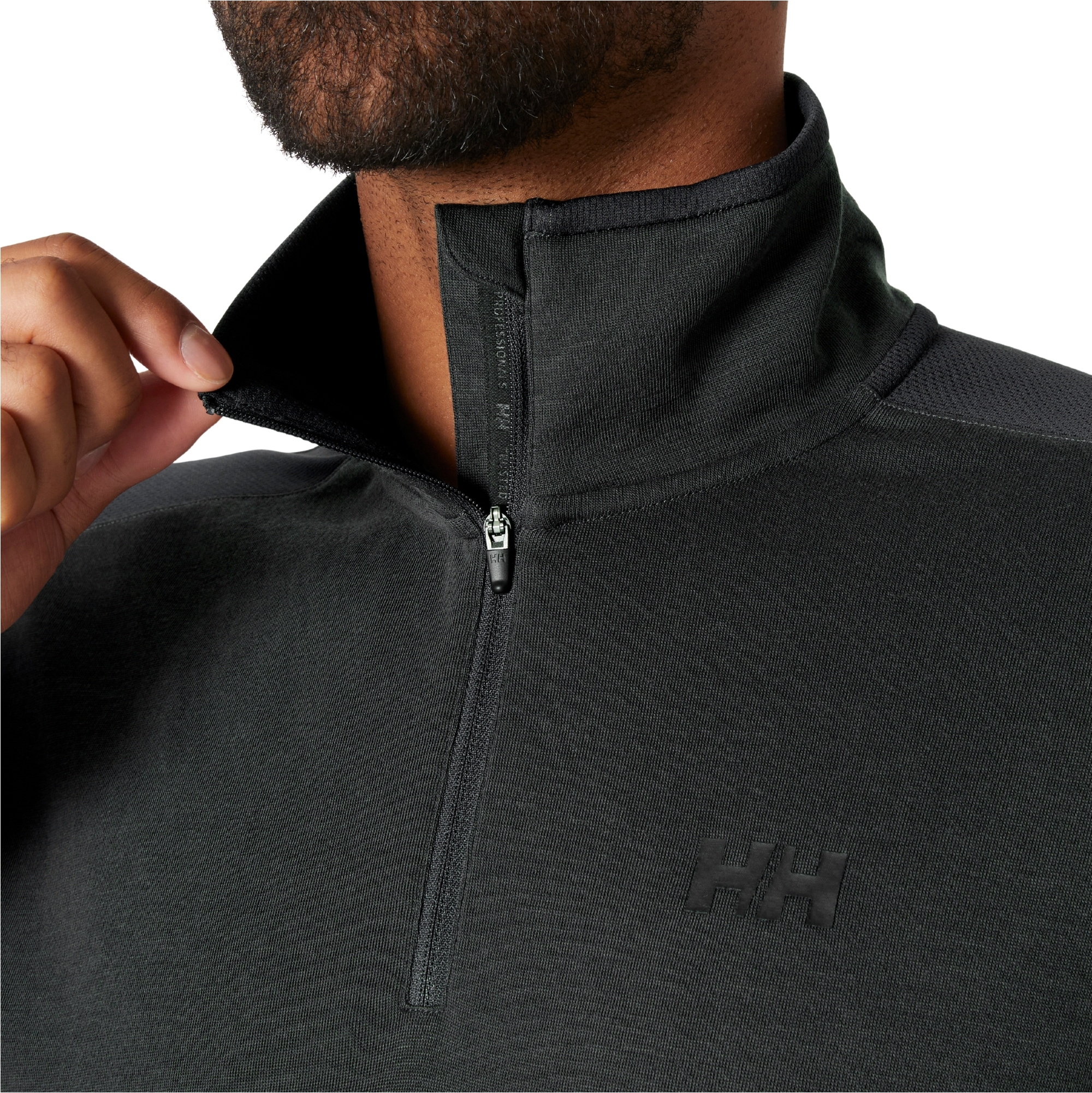 2026 Helly Hansen Mens Hp 1/2 Zip Pullover 2.0 34131 - Ebony